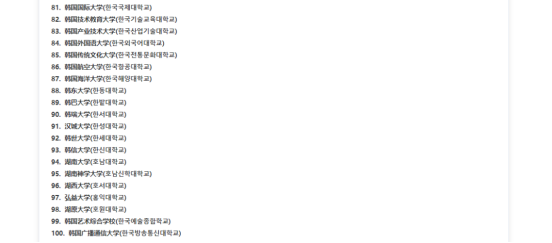 留学必看 | 韩国留学中国教育部认证的韩国大学名单！(图6)